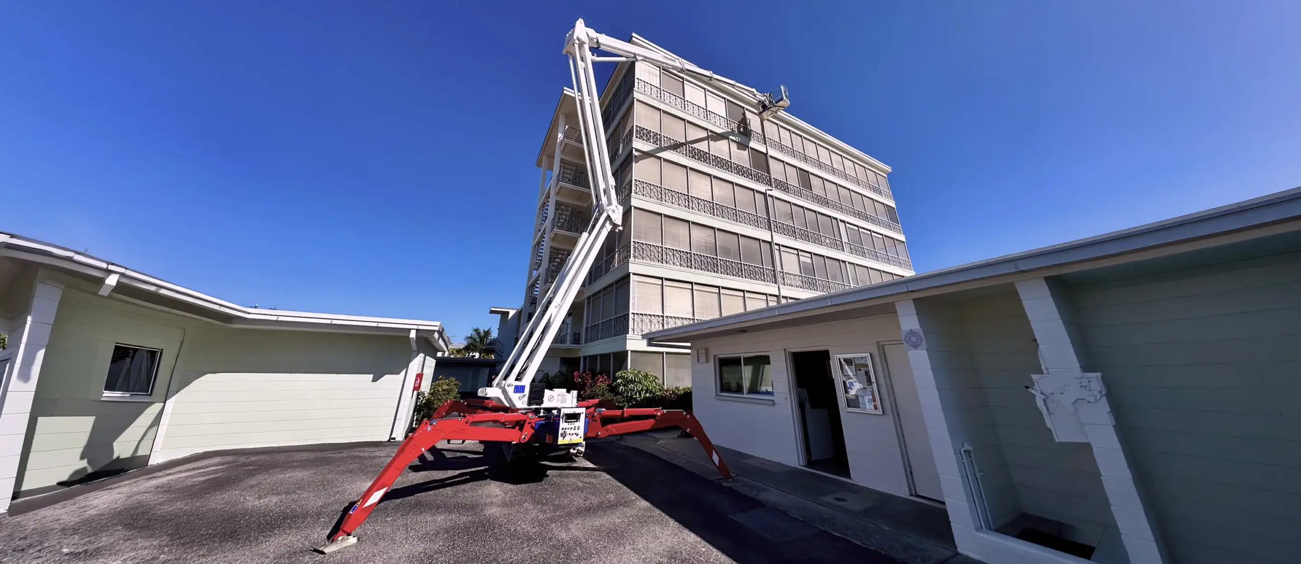 Palazzani North America Spider Lifts Aerial Platform for Sales TZ 108 machine for facility maintenance work